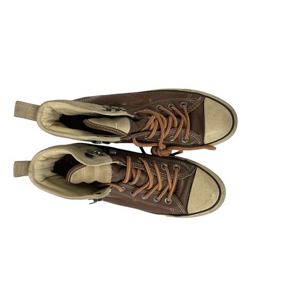 Converse All Star Brown Basketball Leather Shoes Unisex Size 7 Men 9 Women main image 10